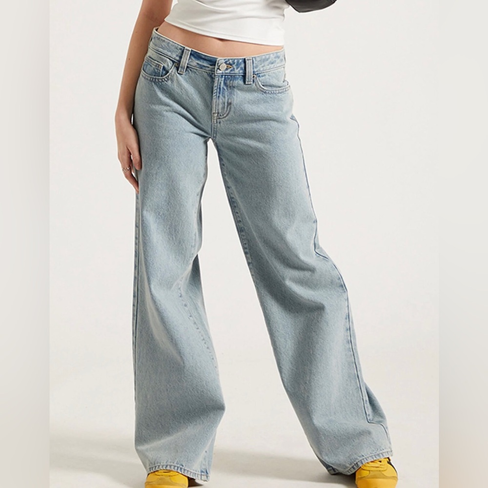 PACSUN Casey Low Rise Baggy Wide Leg Denim Jeans Size 23